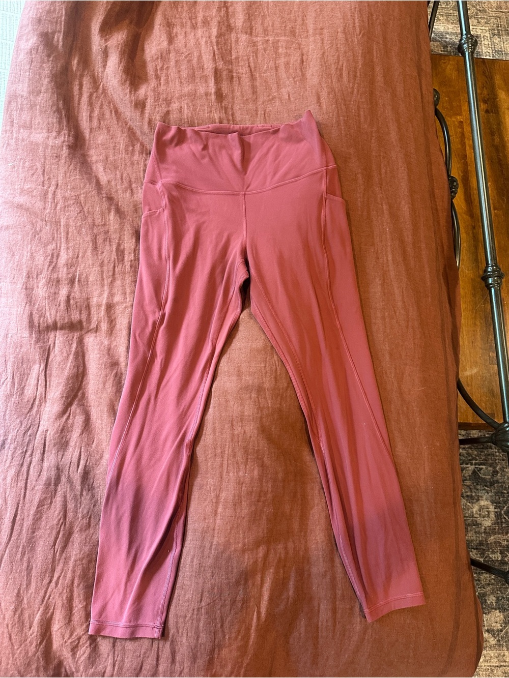 Lululemon High-Waist Mauve Leggings